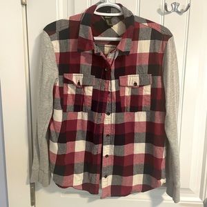 Red plaid shirt